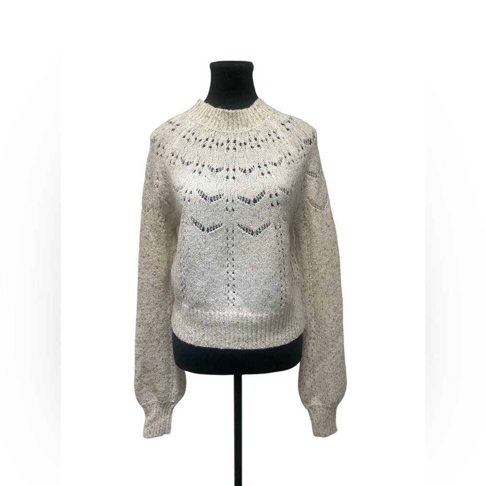 Forever 21 Cream Knit Sweater GUC S
